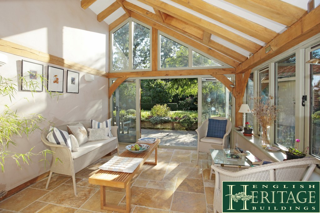 Oak Frame Garden Room Lean To