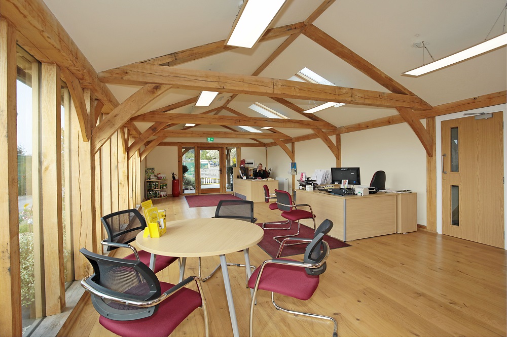 English Woodlands Oak Frame Office