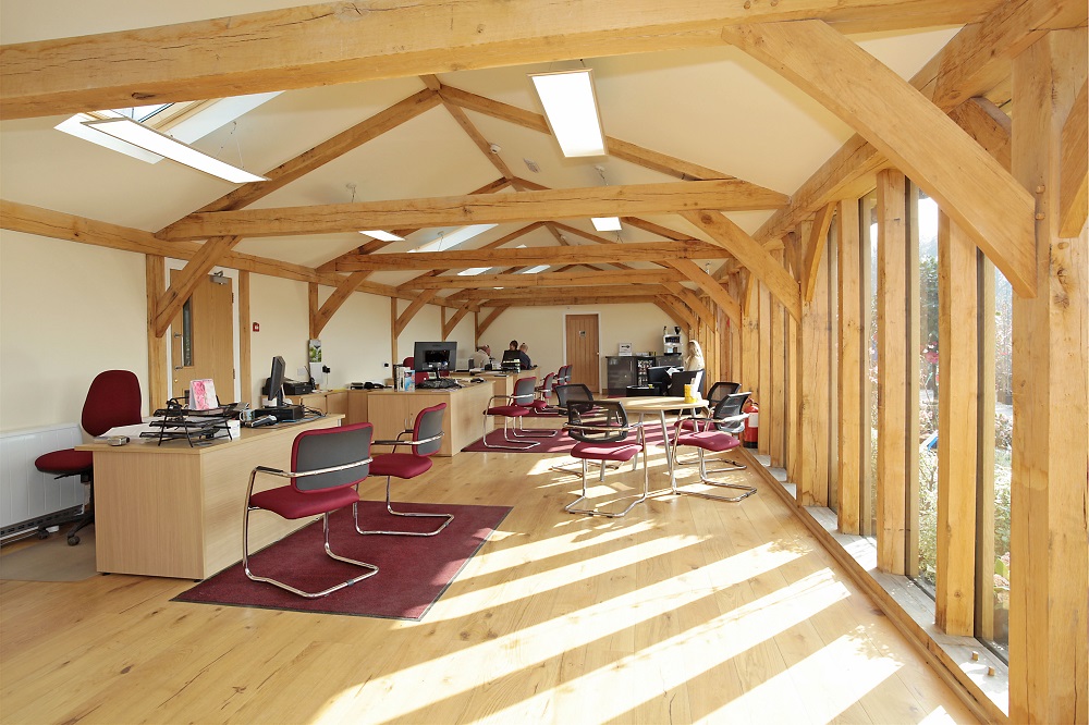 English Woodlands Oak Frame Office