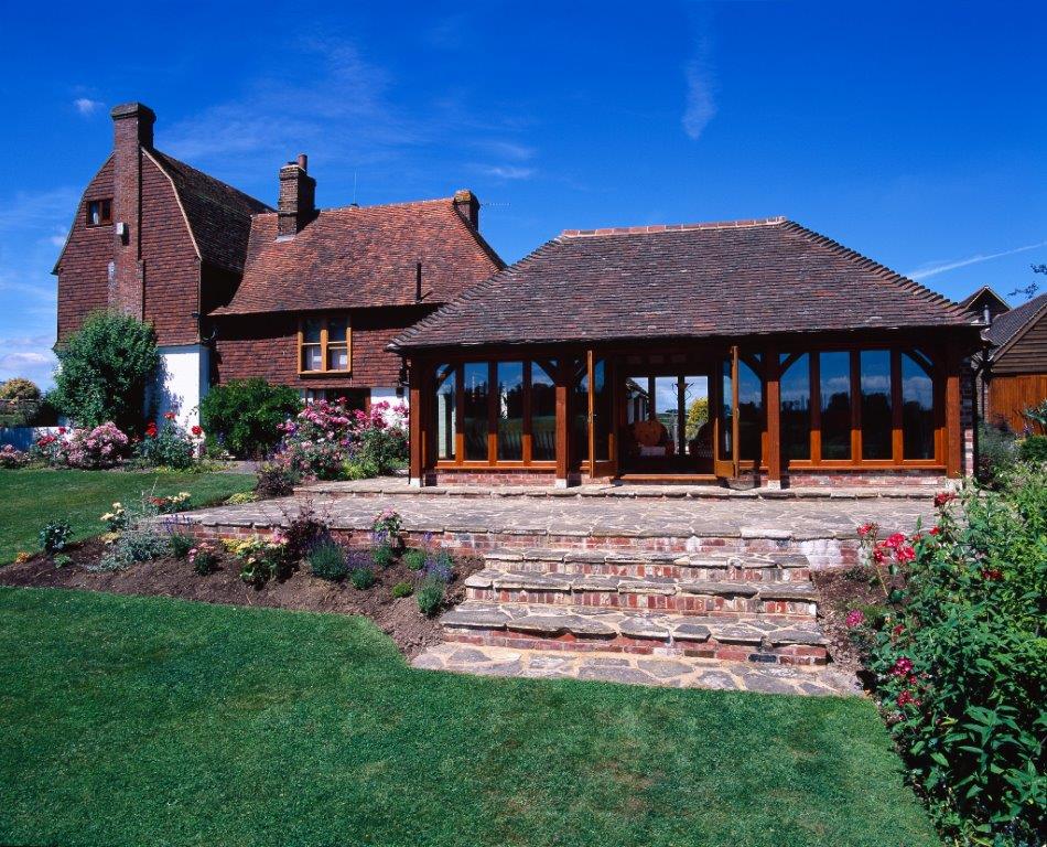 timber framed house extension