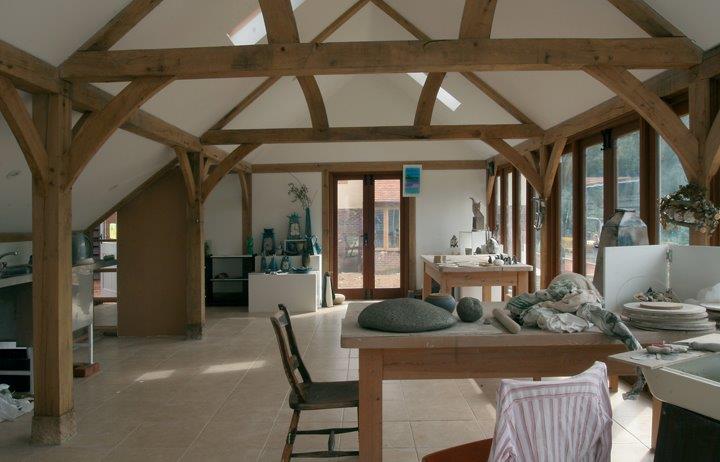 HL8509_GRartiststudioa Oak Frame Building