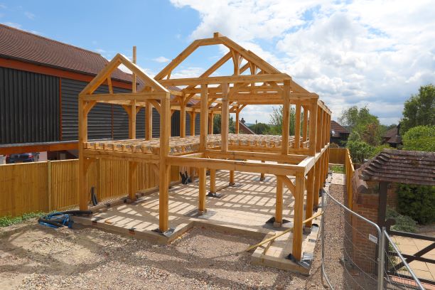 oak framed house