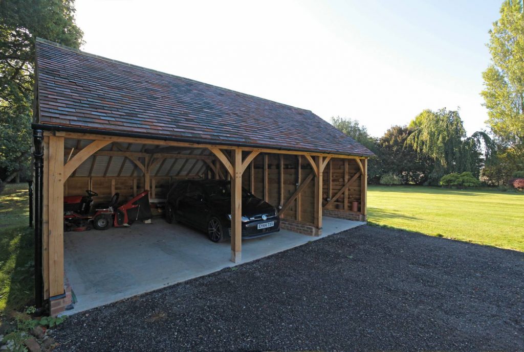 3 bay timber carport