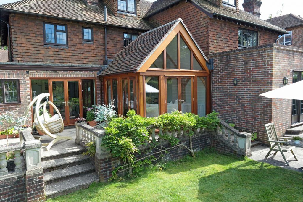 Oak Frame Lean To Garden Room