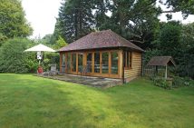 wooden garden room