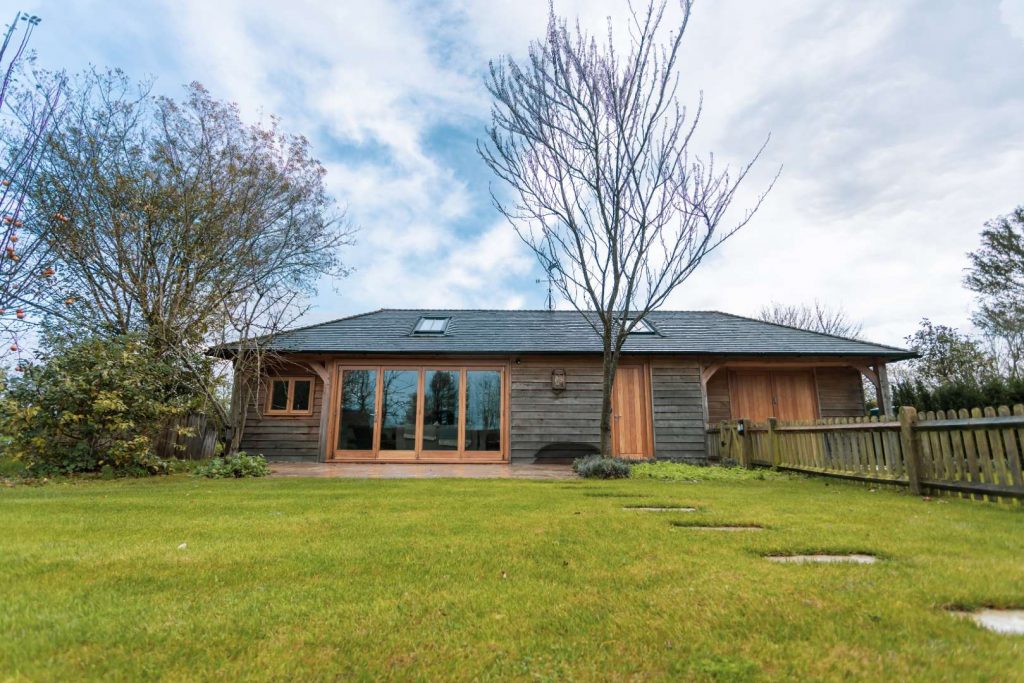 Oak frame garden room